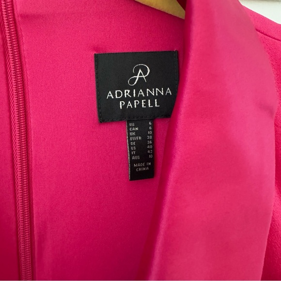 NWOT Sleeveless Crepe Jumpsuit with Tuxedo Collar in Cabaret Pink - Size 6 - Picture 8 of 9